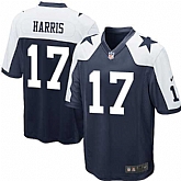 Nike Men & Women & Youth Cowboys #17 Harris Thanksgiving Navy Blue Team Color Game Jersey,baseball caps,new era cap wholesale,wholesale hats